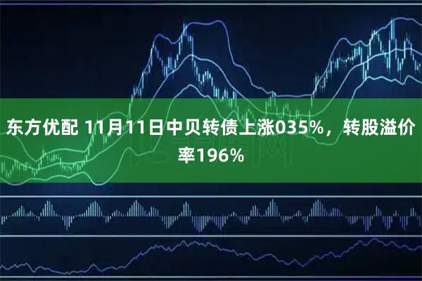 东方优配 11月11日中贝转债上涨035%，转股溢价率196%