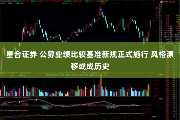 星合证券 公募业绩比较基准新规正式施行 风格漂移或成历史